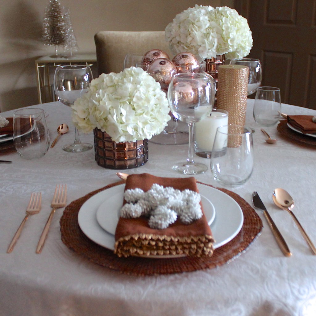 holiday tablescape