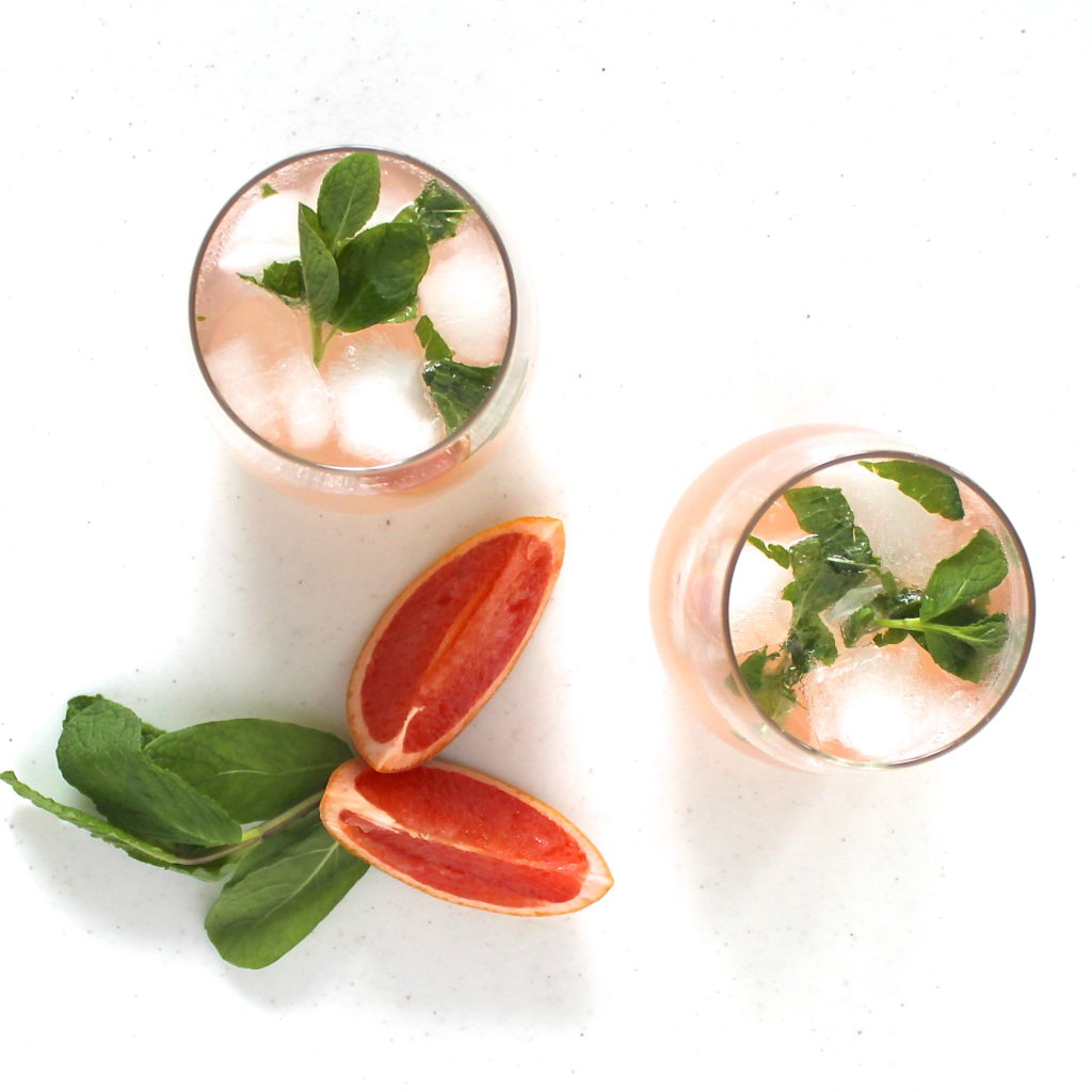 grapefruit mojitos