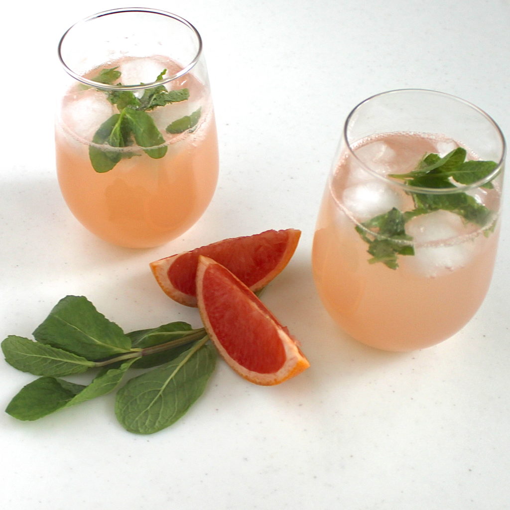 grapefruit mojitos