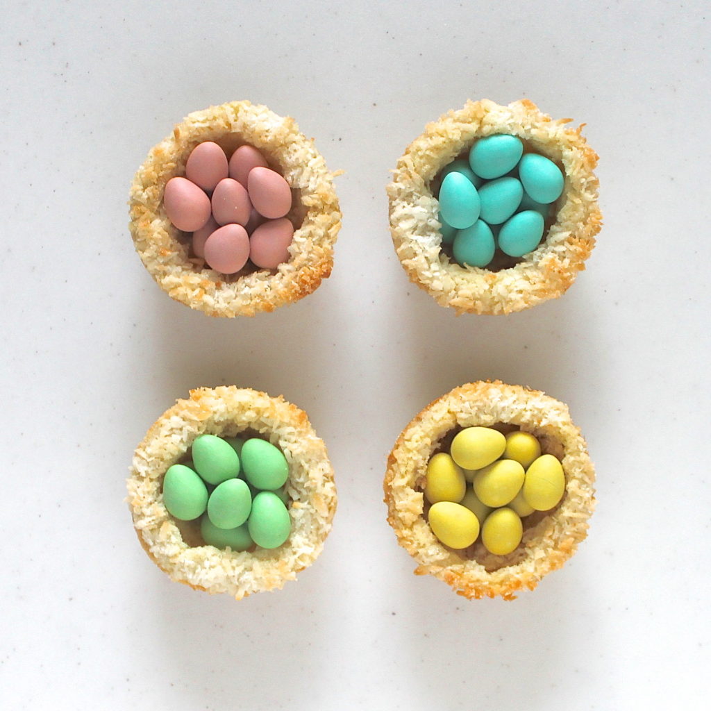 sugar cookie easter egg nests