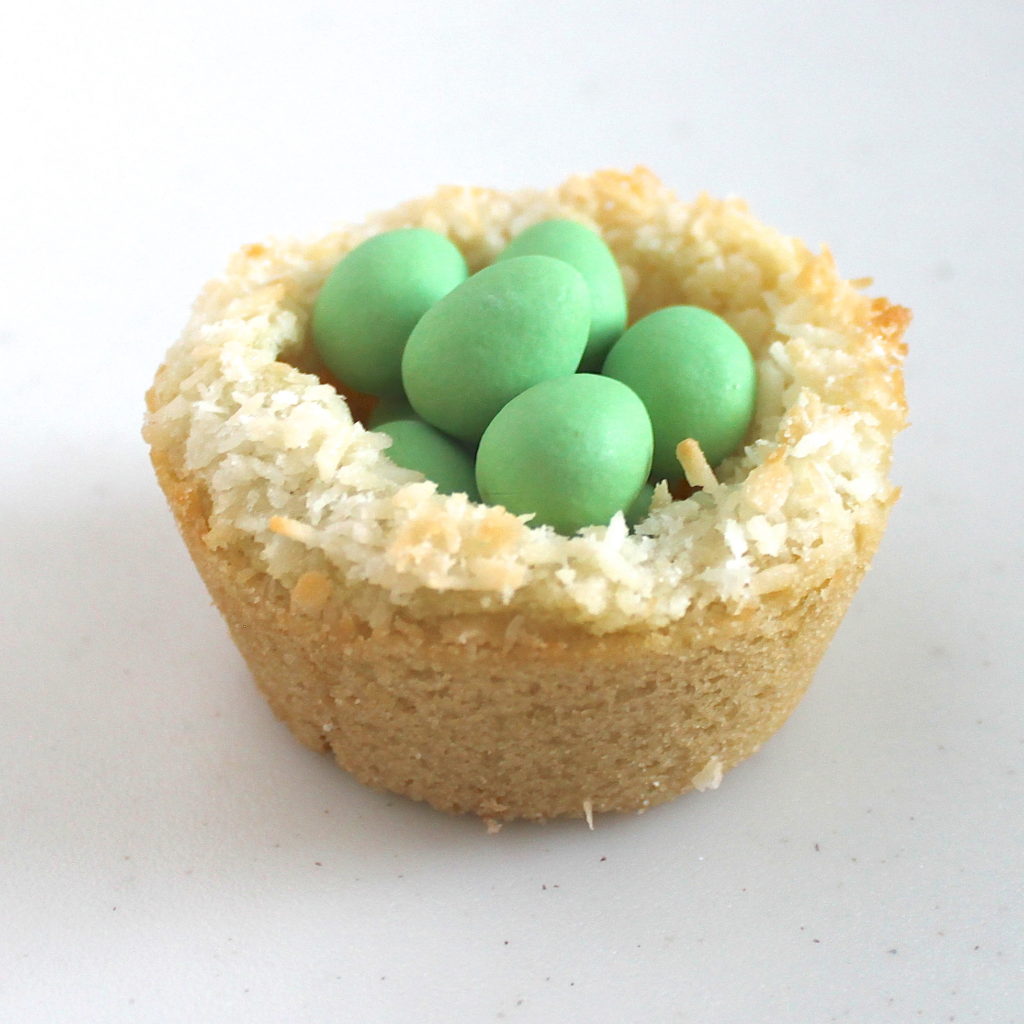 sugar cookie easter egg nests