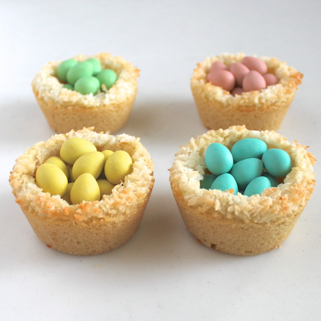 sugar cookie easter egg nests