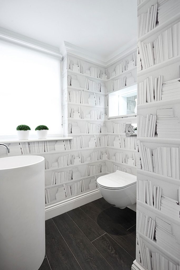 powder room wallpaper