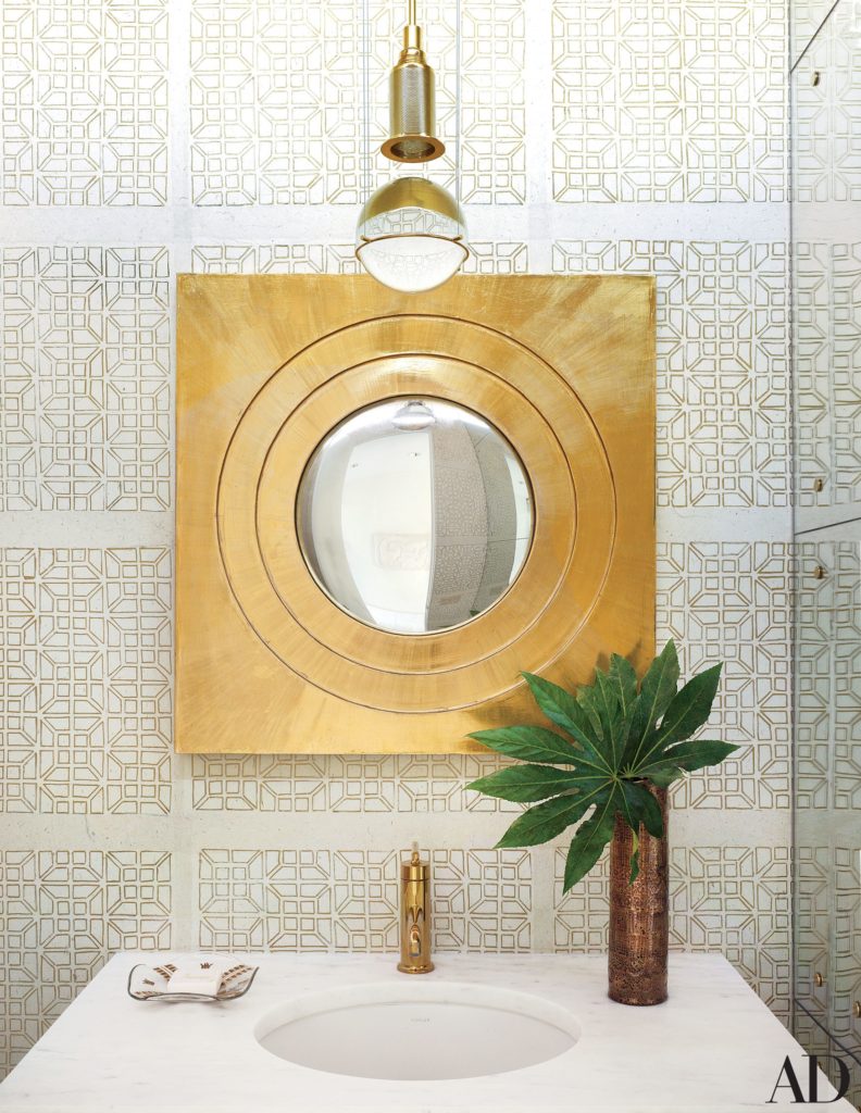 powder room wallpaper