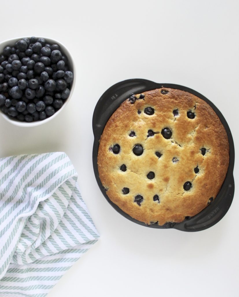 Blueberry Lemon Ricotta Cake