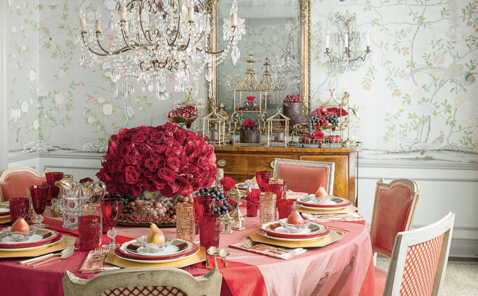 Valentine's Tablescapes - patterns & prosecco