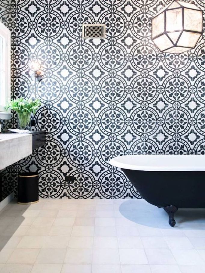 Tile Statement Wall