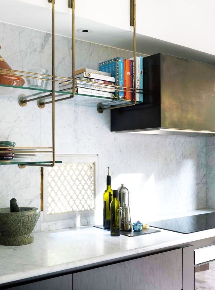 open shelving in kitchens