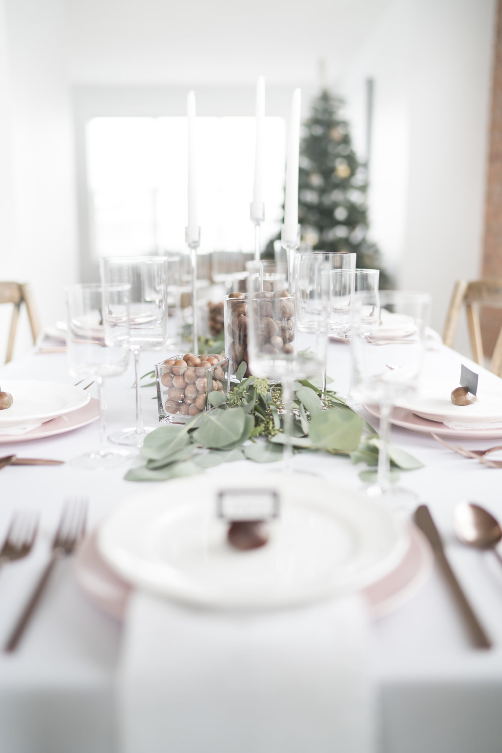 holiday table setting