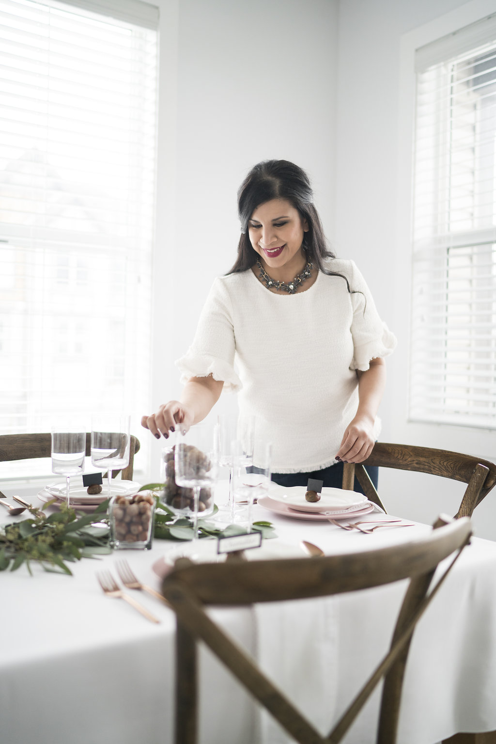 holiday table setting