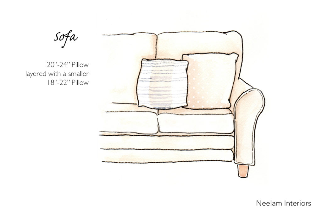 Design Tip: Styling Pillows on Sofas and Chairs
