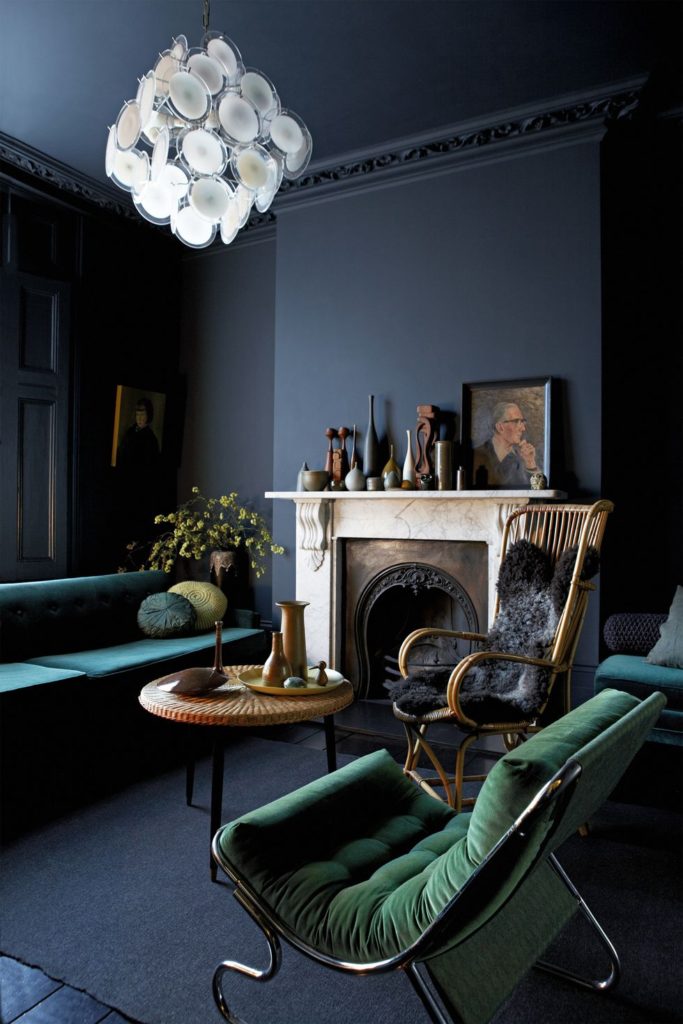 2020 Interior Design Colour Trends Moody Hues Peacock